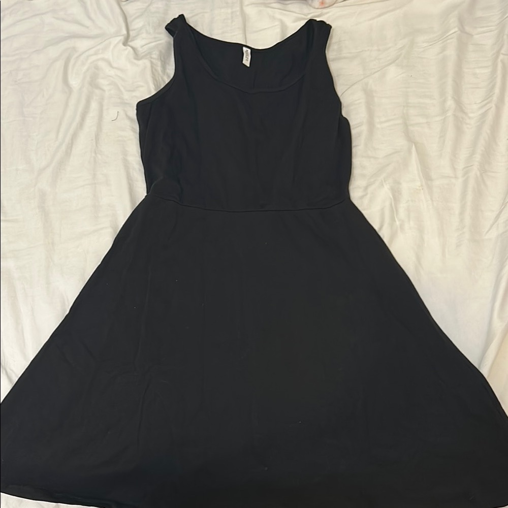 Forever 21 Black Halter A-Line Mini Dress